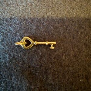 Tiffany & Co. Gold Heart Key charm